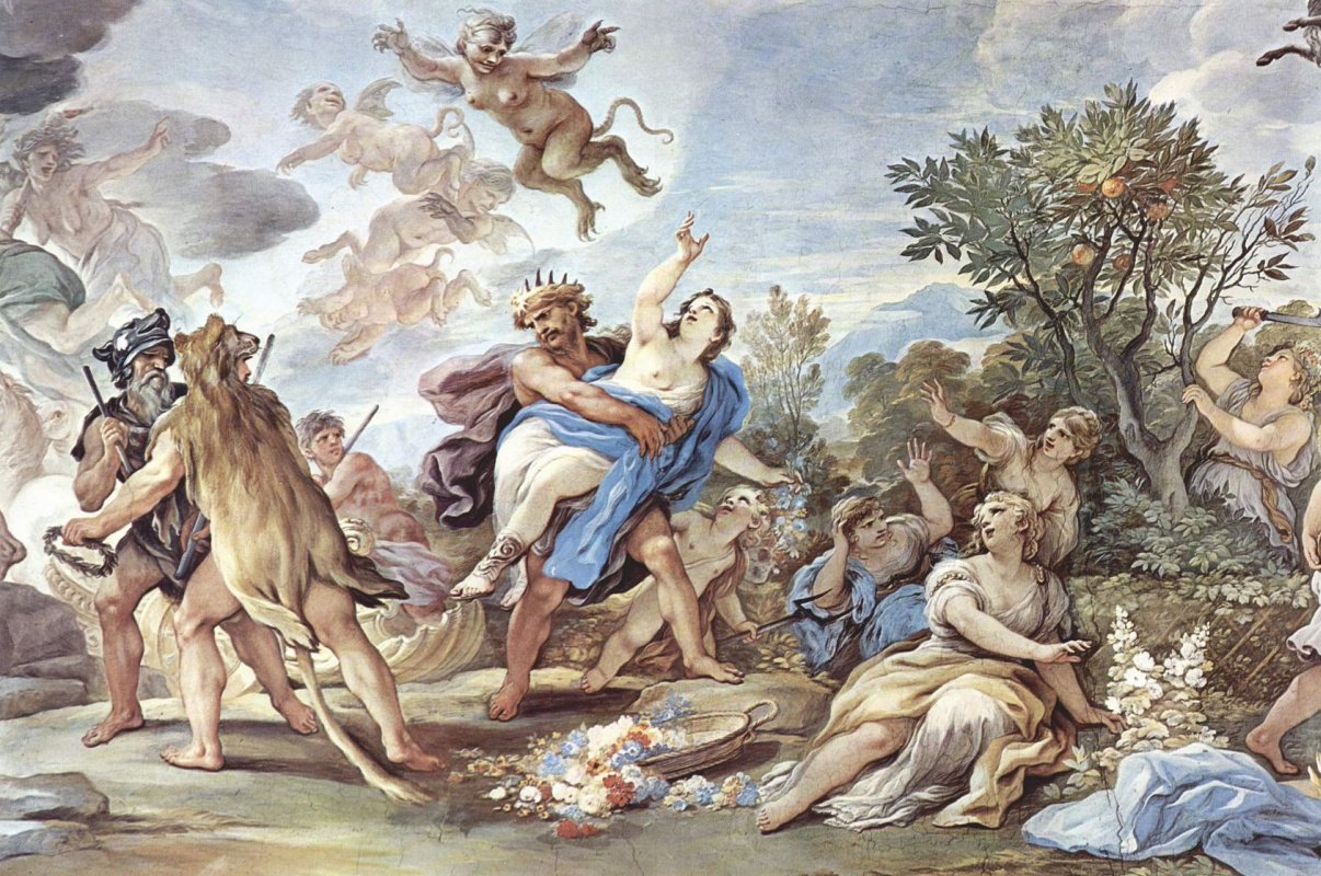 Древнегреческая картина богов