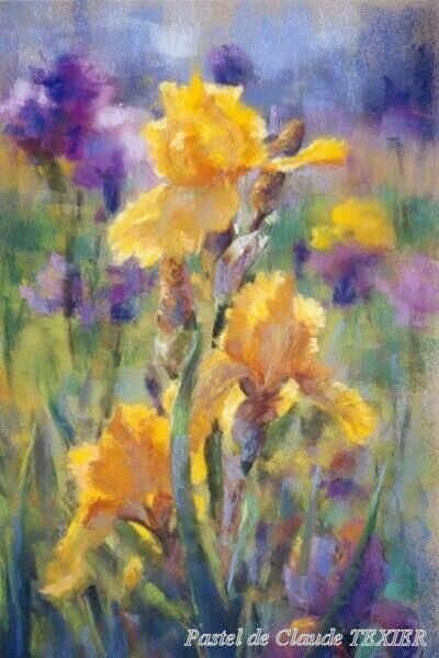 Olena Duchene пастель