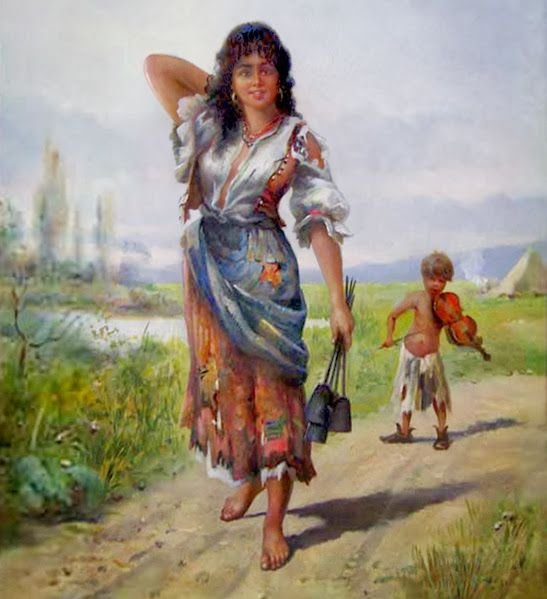 Картины Николая Бессонова про цыган