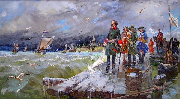 Ассамблея при Петре 1 картина Хлебовский