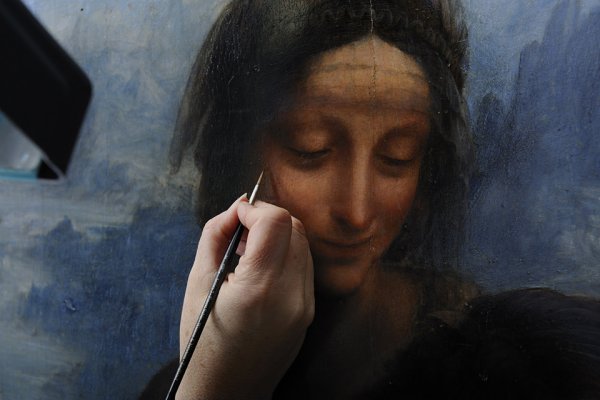 Мона Лиза раскраска