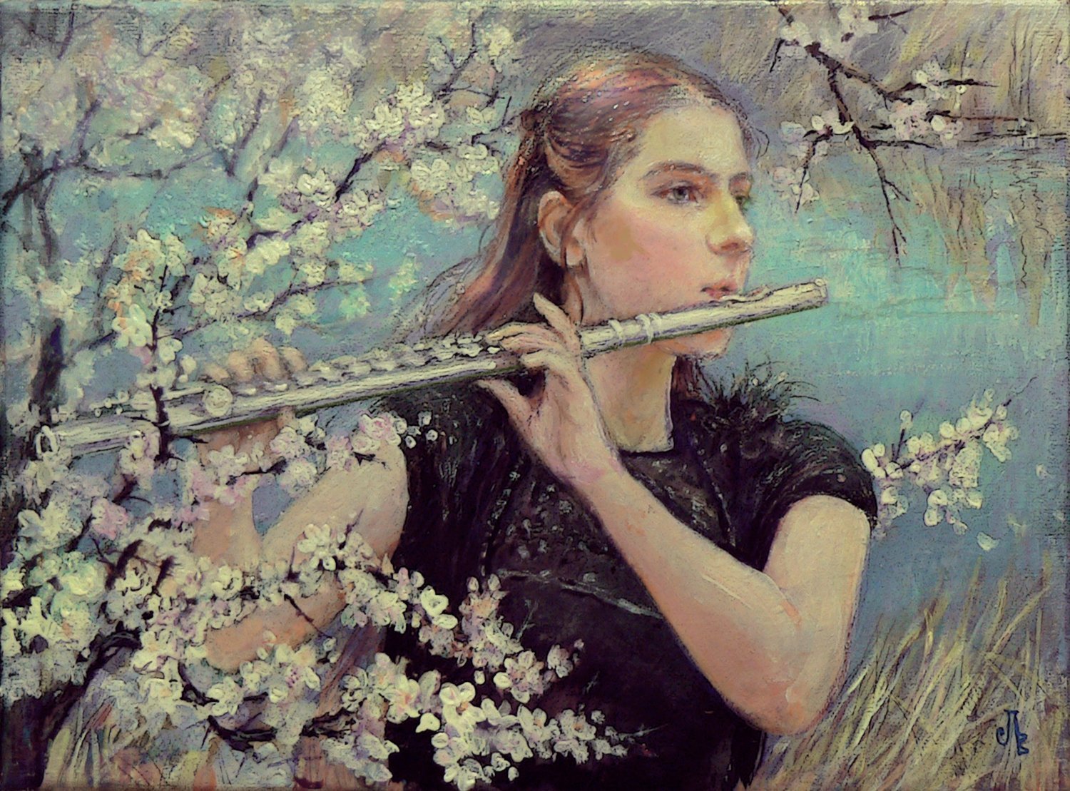 Флейта вода. Сасун Аракелян флейтист. Девушка с флейтой.