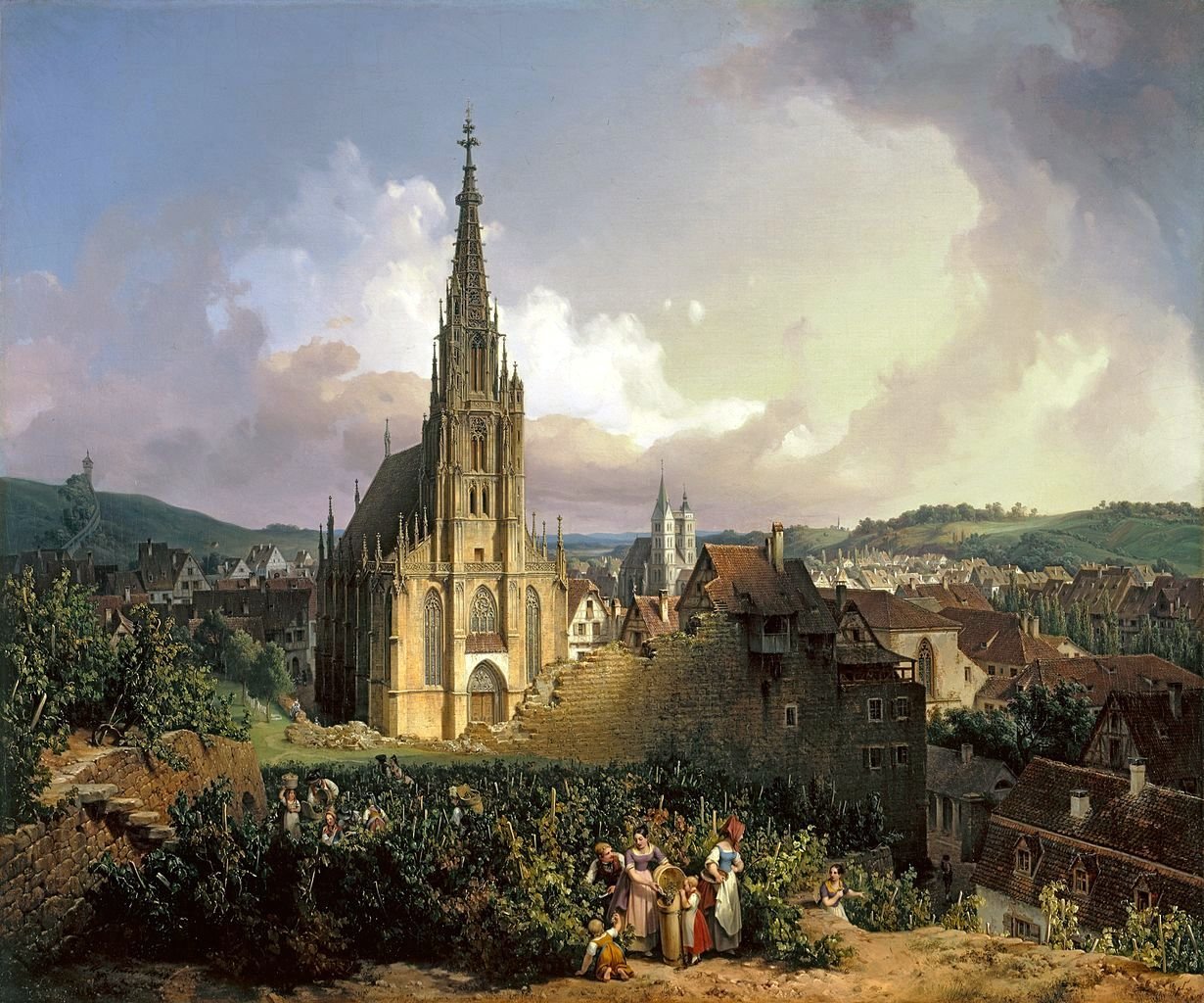Шинкель Готический собор картина