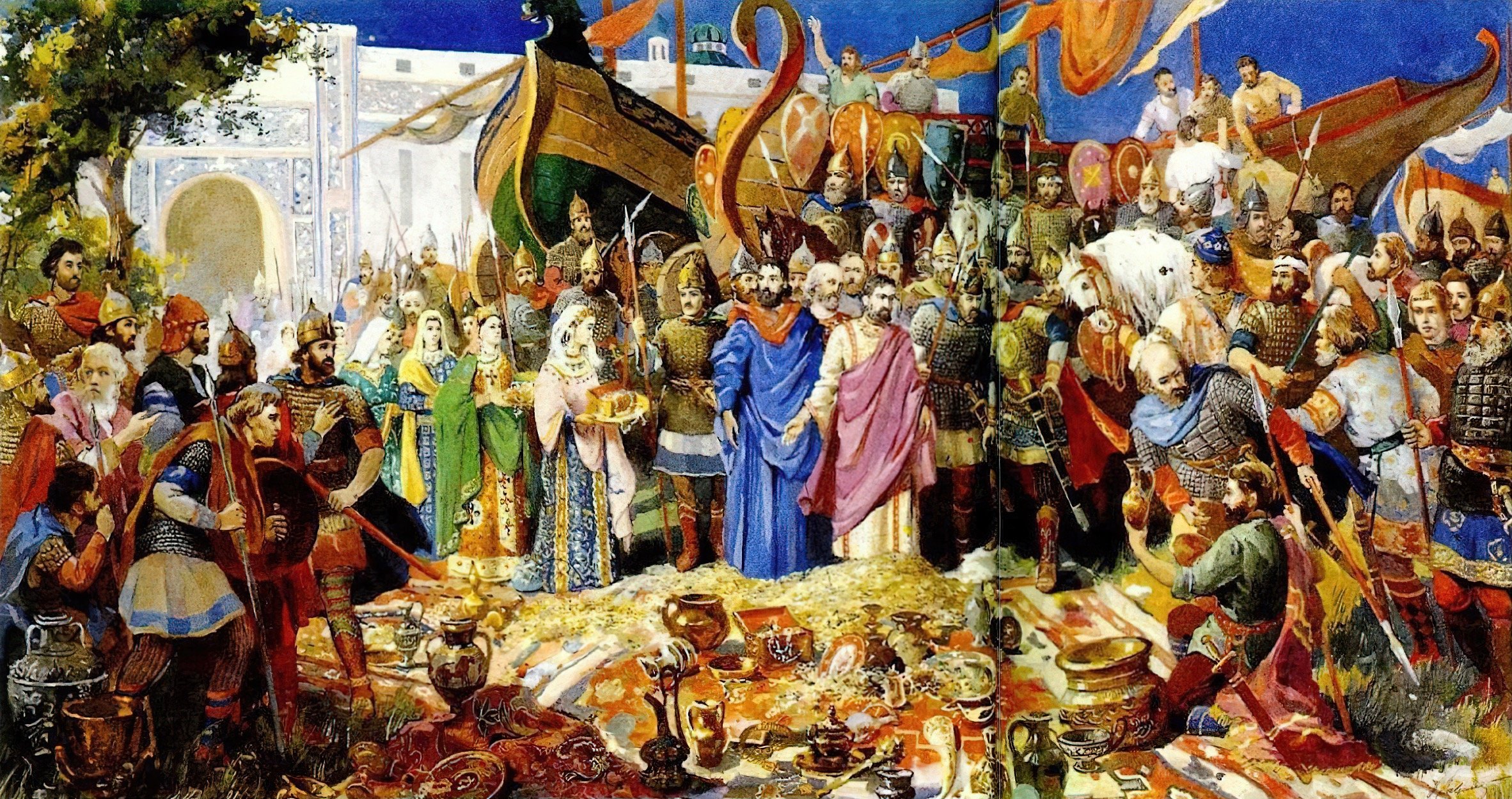 Князь Олег Константинополь торговля
