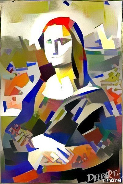 Казимир Малевич. Композиция с Моной Лизой. 1914