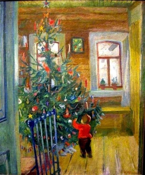 Александр Дудин елка 1953