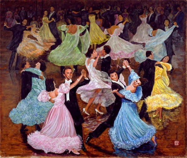 Бальные танцы живопись