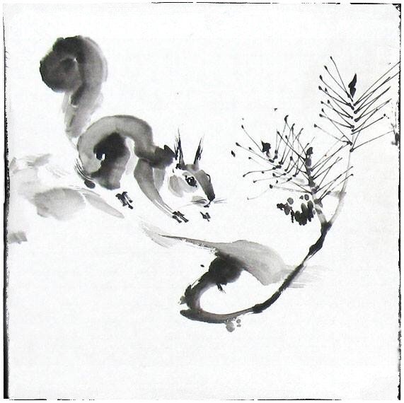 Китайская Графика тушью