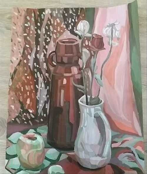 Лучшие работы гуашью