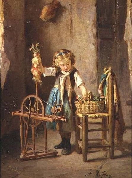 Журавлев Пряха картина