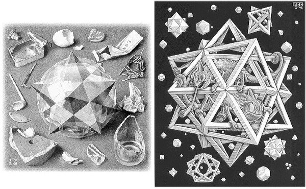 Маурица Корнелиса Эшера три пересекающиеся плоскости