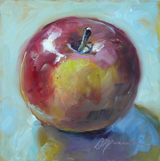 Академическая живопись яблоки этюды