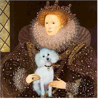 Пудель на старинных картинах