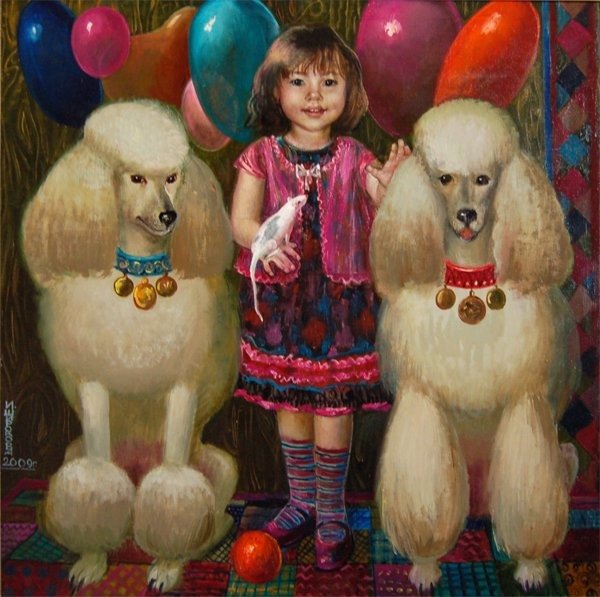 Широкова Инна Алексеевна художник пудель