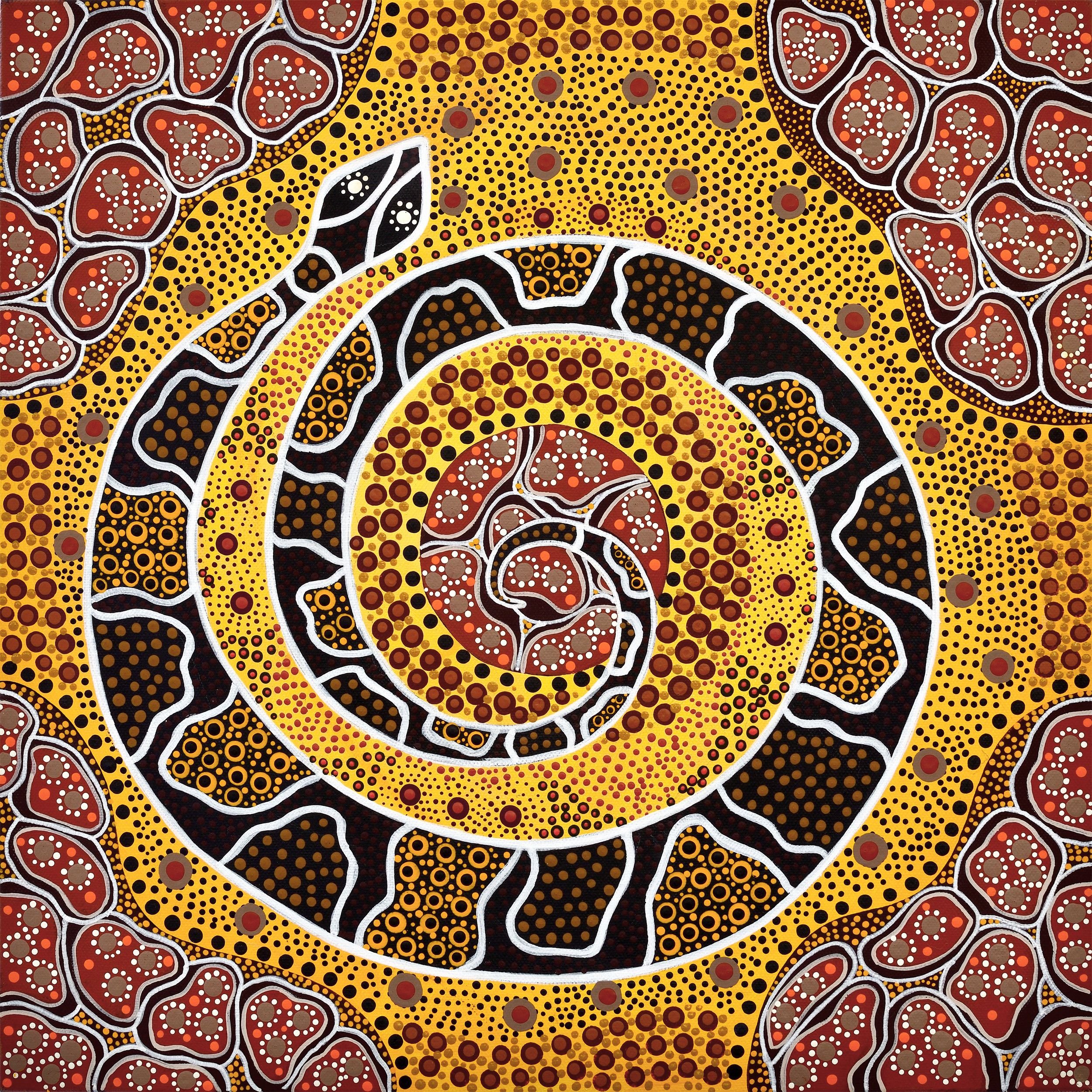 Точечная живопись аборигенов Австралии
