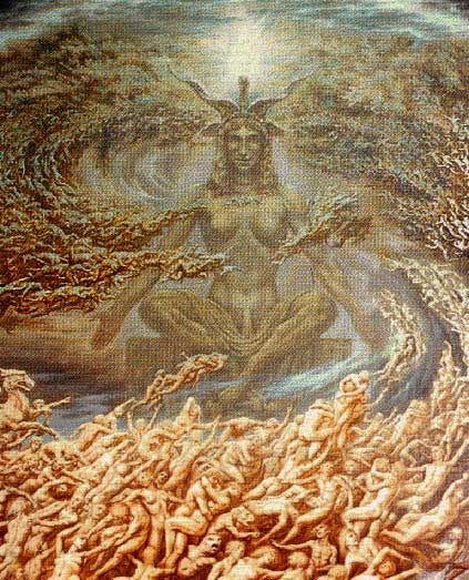 Рождение Адама Микеланджело