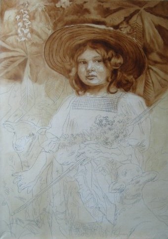 Этапы написания картины маслом