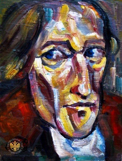 Башкирская женщина картина маслом акрил