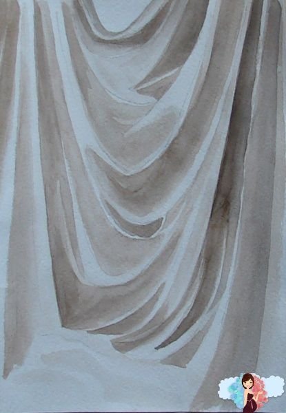 Драпировка живопись акварелью (49 фото)