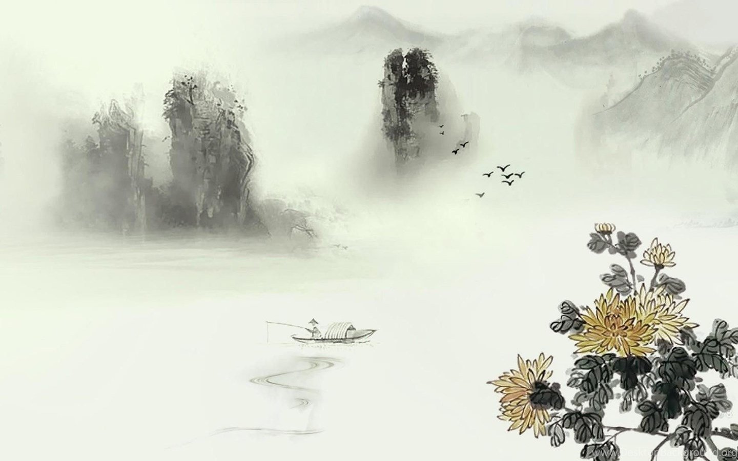 Китайская живопись пейзаж