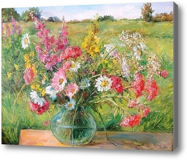 Трескин Анатолий букет полевых цветов