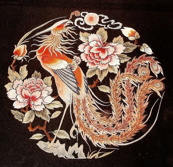 Китайская народная вышивка гладью
