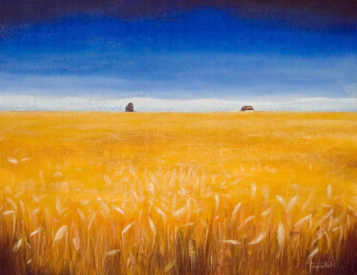 Картина поле пшеницы Айвазовский