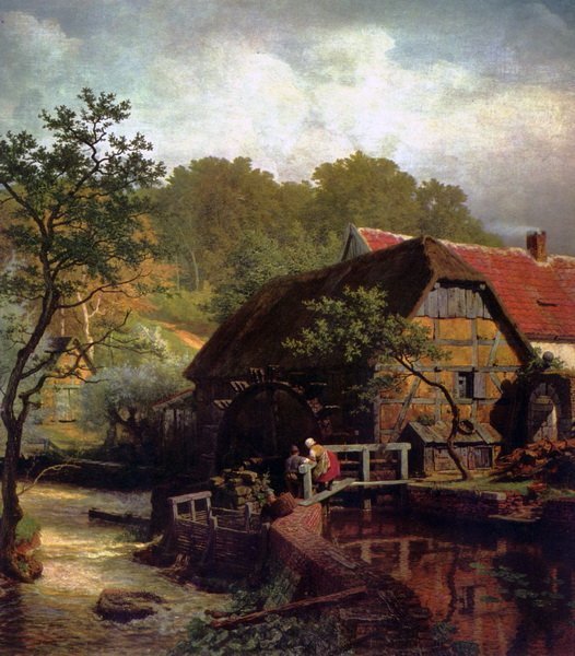 Художник-пейзажист андреас Ахенбах