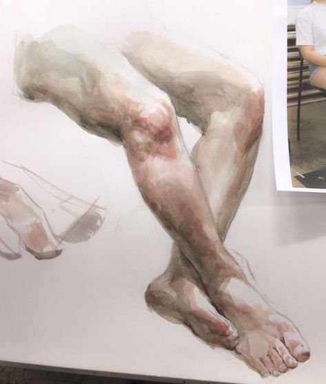 Стопы ног живопись