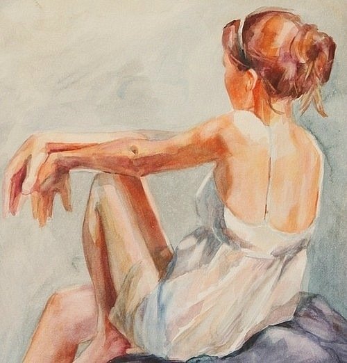 Фигура в интерьере живопись