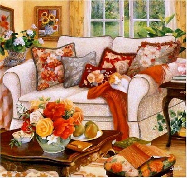 Картина домашний уют