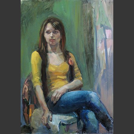 Мужская полуфигура Академическая живопись