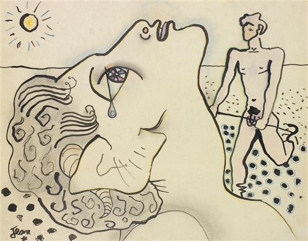 Жан Кокто Графика