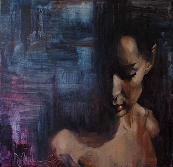 Грусть живопись