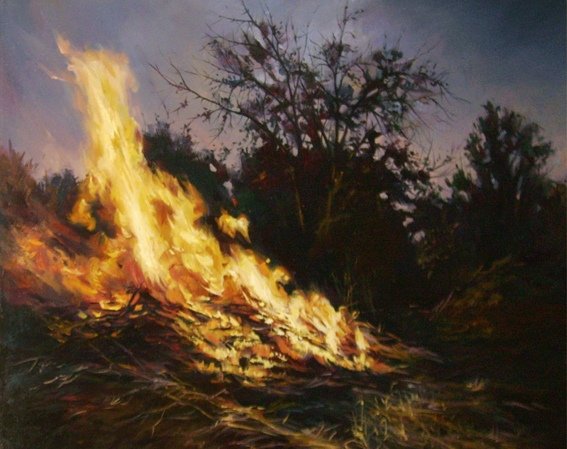 Картины с огнем известных художников
