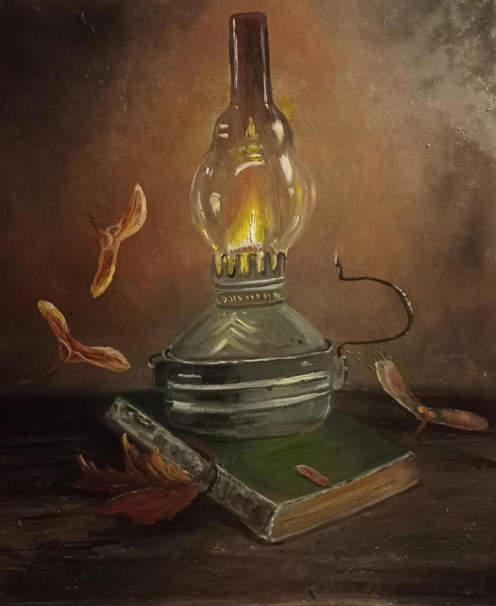 Лев Юдин керосиновая лампа картина