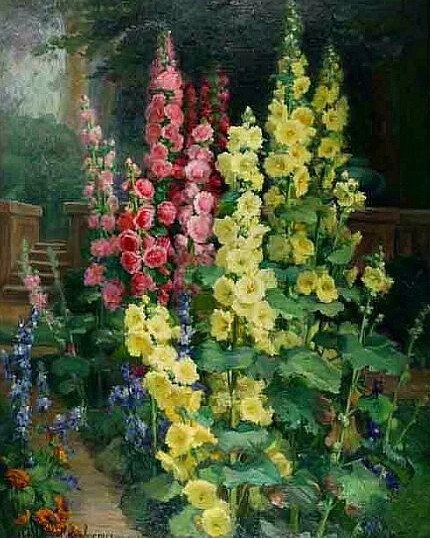 Мальвы художника Игоря Белковского