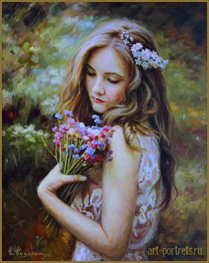Женщина в цветах