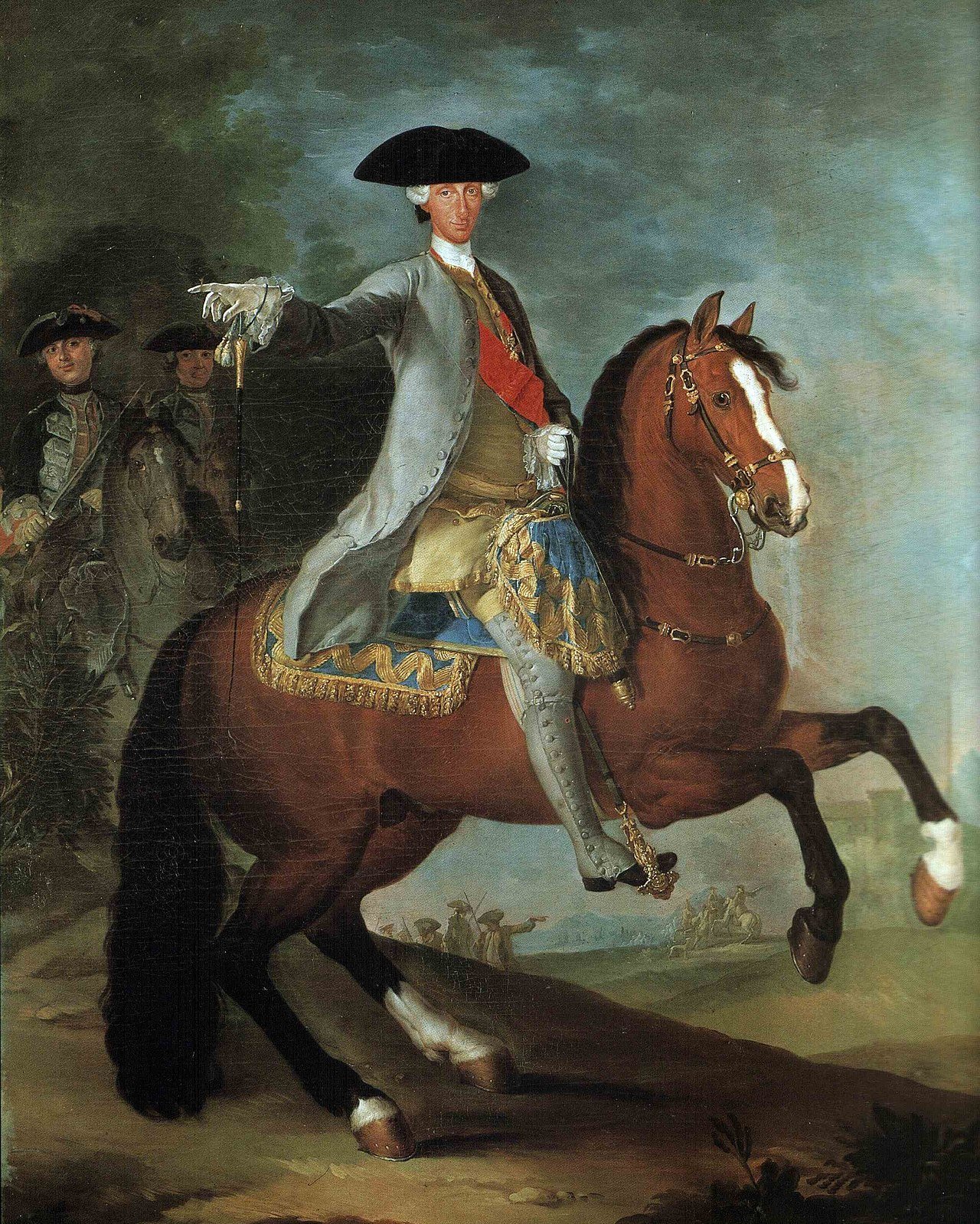 Ван Дейк конный портрет Карла 1