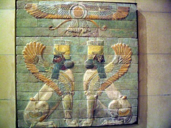 Древняя Месопотамия фрески