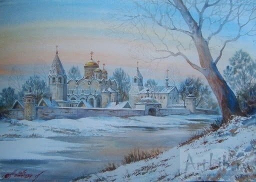 Художник Гала Астапова Суздаль картины