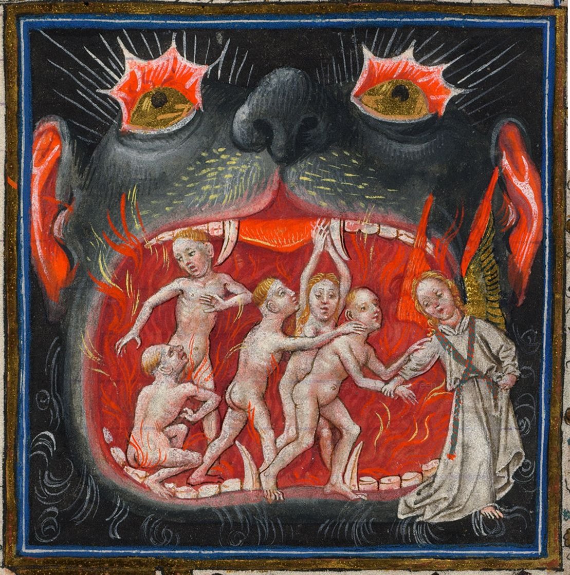 Брюллов грешники в аду