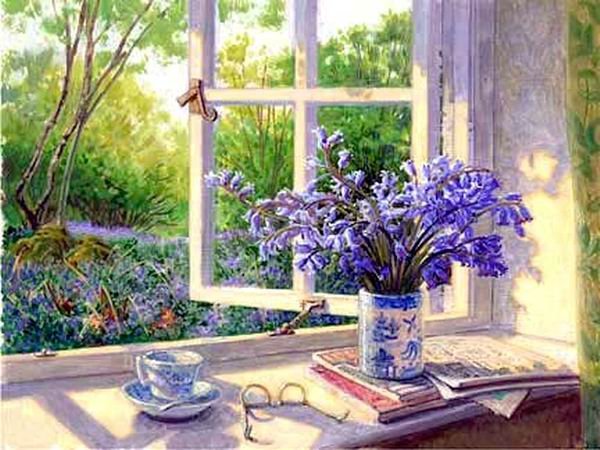 Dominic Davison картины сад