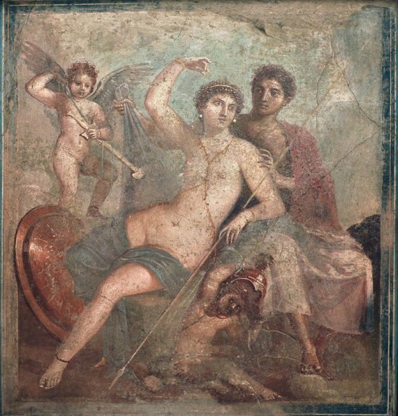 Вилла мистерий фрески