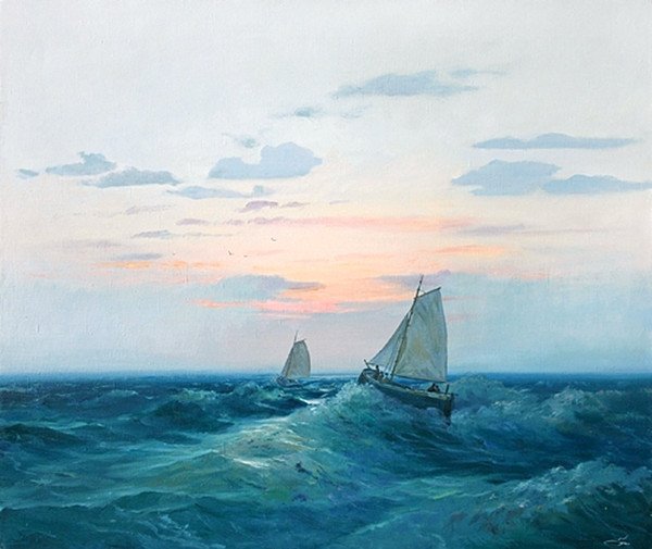 Сергей Алексеев художник пейзажист Золотая осень