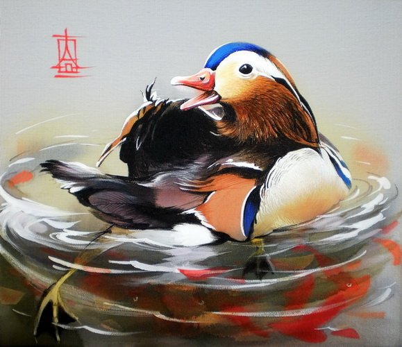 Художник Алина Осеева живопись по шелку