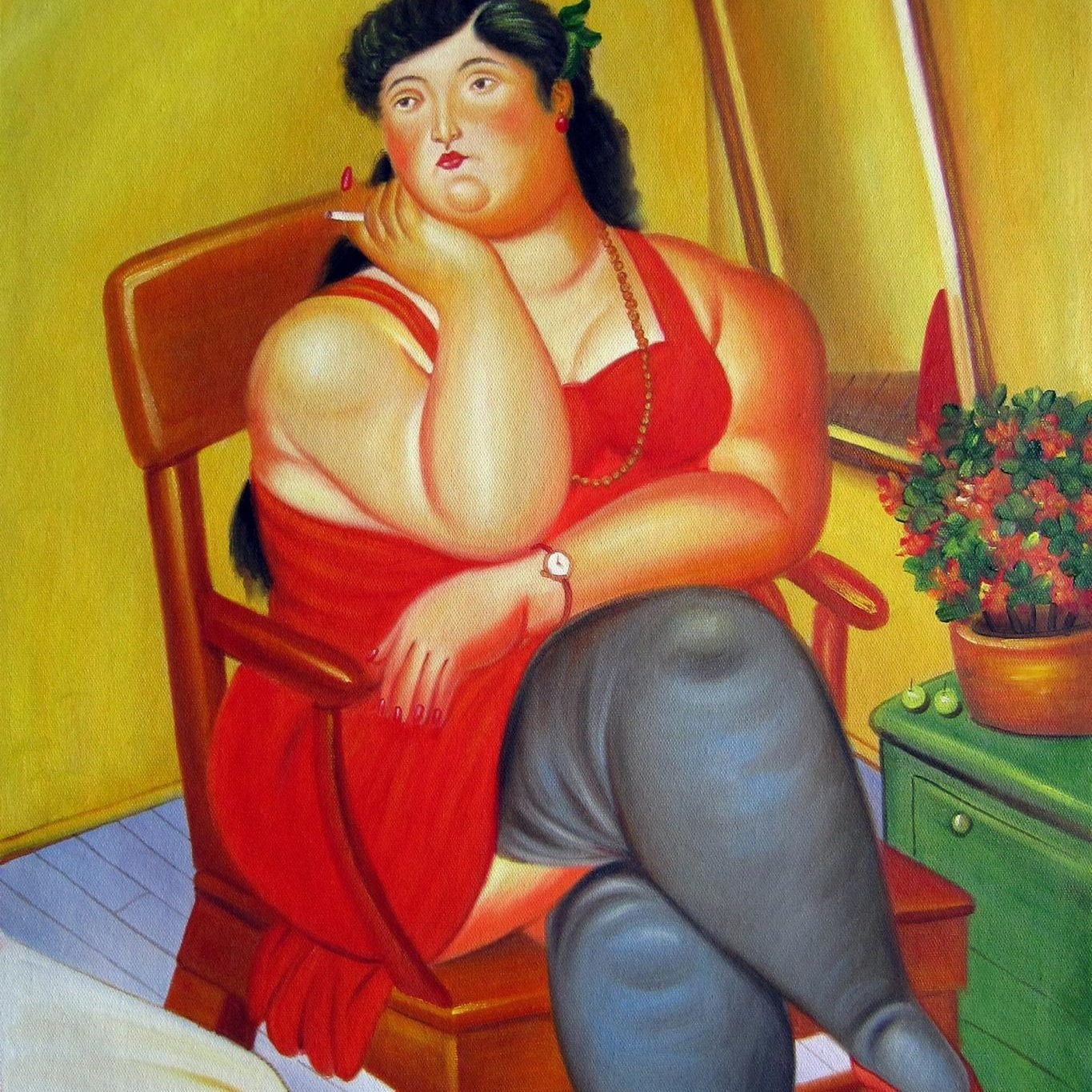 Рисунки арт толстушки женщины