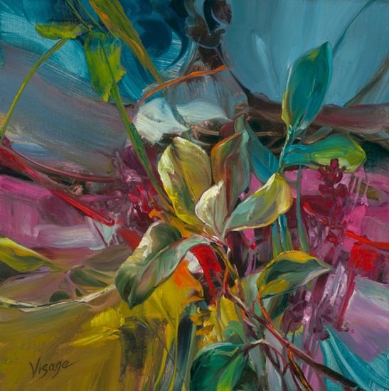 Свадебный букет живопись