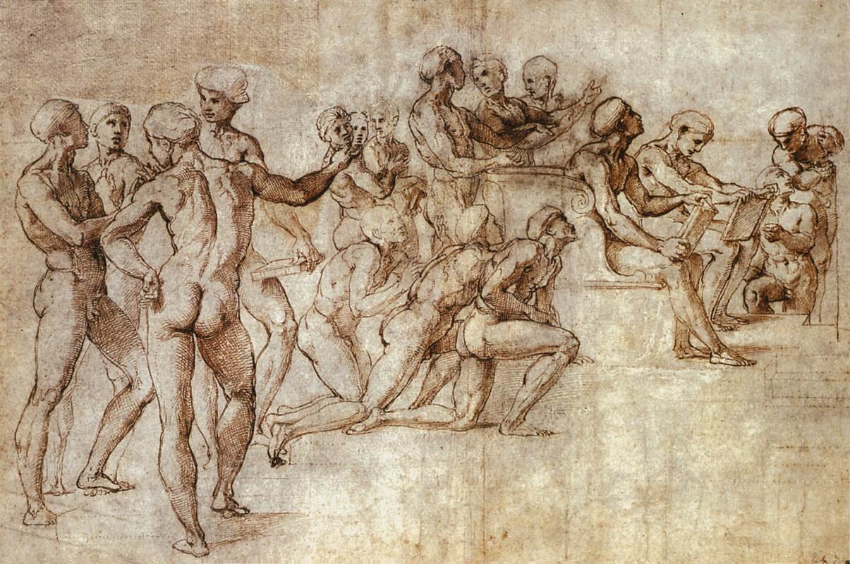 Идеальные пропорции и выразительность рисунка человеческой фигуры от Леонардо да Винчи