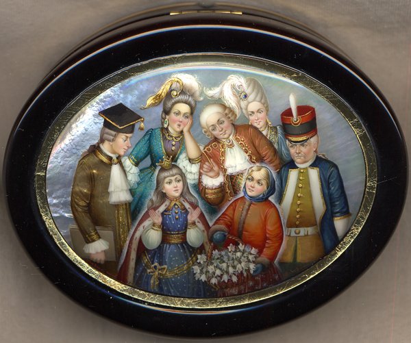 Федоскинская роспись 19 век